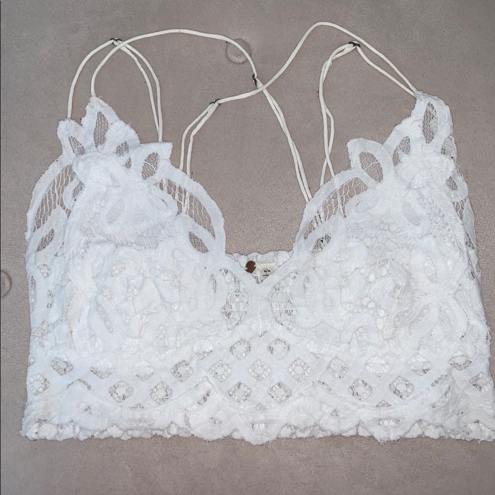 NWOT free people white bralette